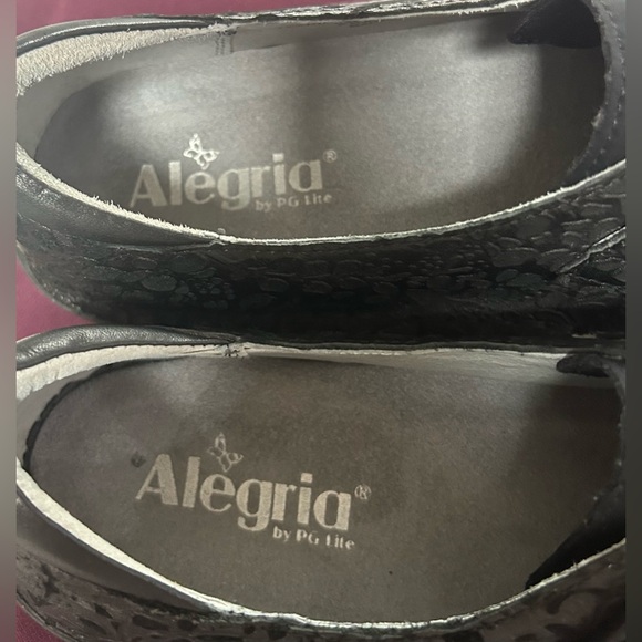 Alegria Brenna Aristoclass Clogs Shoes Black Sz 40 = Sz 9/9.5 Slip On - Picture 4 of 6